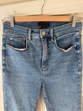 Ann Taylor High Rise Light Wash Skinny Jeans